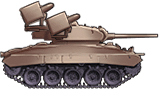 Sideview of M24 Chaffee (Type 64 MAT)